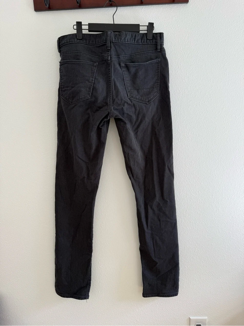 Banana Republic Men's Travel Jean Slim Fit 32x34 Gray Denim Pants